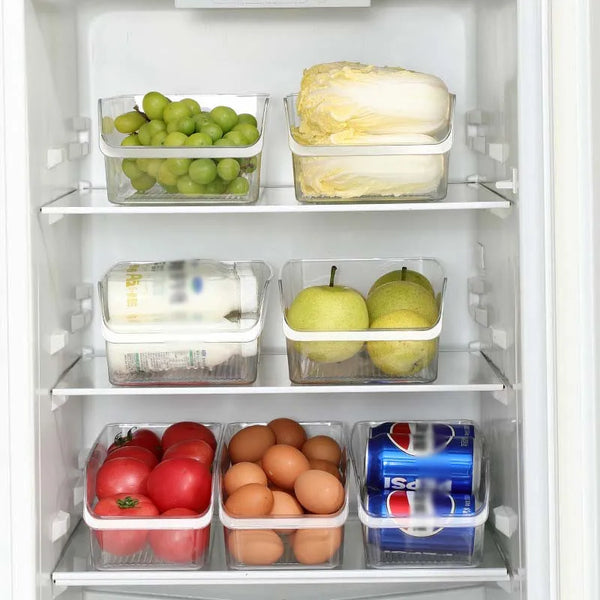 Clear Stackable Fridge & Storage Drawer