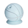 Basketball Mini USB Humidifier Lamp in a soft blue color with a unique basketball design.