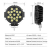 Offroad Round LED Work Light
