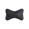 Colorful Plaid Memory Foam Car Neck Pillow designed for ergonomic support and improved posture during drives.
