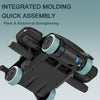 Four-Wheel Abdominal Roller with Elbow Support showcasing integrated molding and quick assembly features.