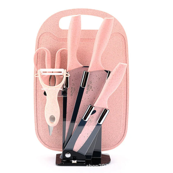 7pcs Stainless Steel Kitchen Knife Set