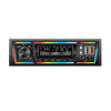 7-Color LED Single DIN Car MP3 Player with Bluetooth front view showcasing controls and display.