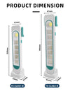 Product dimensions of the IP44 Solar & Type-C Portable Outdoor Lamp showing sizes for models TS-CL461-B and TS-CL462-B.