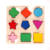 Wooden Shape Matching Peg Puzzle Learning Board