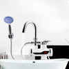 Instant Electric Heating Water Faucet with Shower delivering hot water with digital display and handheld showerhead