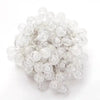 Bubble Ball Fairy String Lights with transparent mini globes, perfect for decor in gardens, trees, and wedding venues.