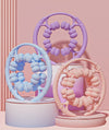 32 Wheel Ring Muscle Relaxation Leg Massager in pastel colors designed for deep tissue stimulation.