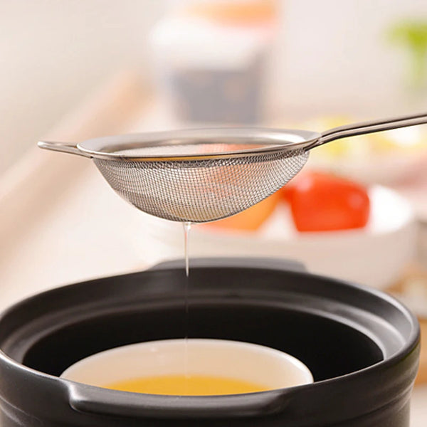 3-Piece Stainless Steel Fine Mesh Strainer Set