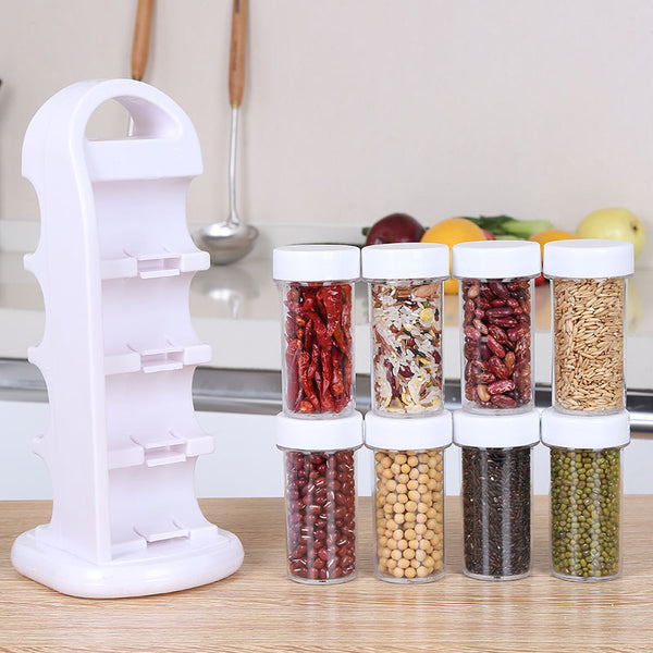 8Pcs Revolving Spice Set