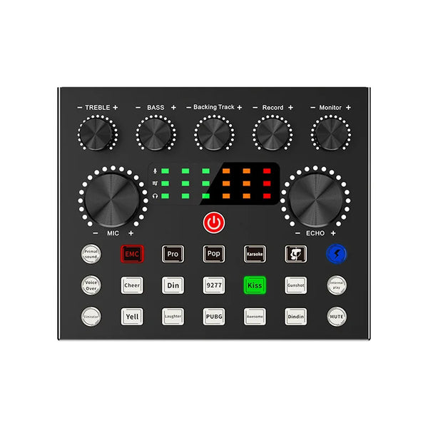 Portable Professional Audio Mixer and Microphone Set