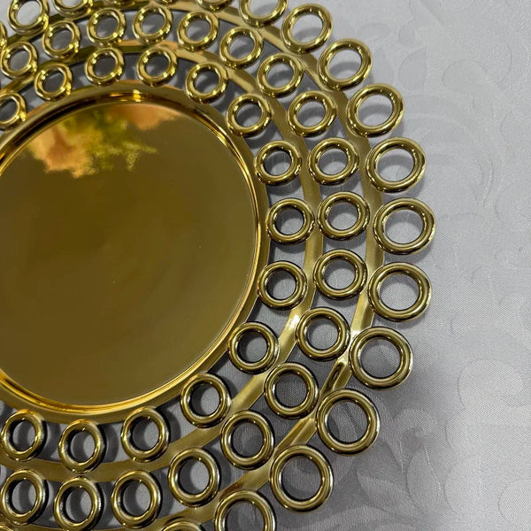 Vintage Luxury Fancy Charger Plate