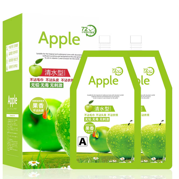 Ammonia Free Black Hair Dye Cream with Apple Scent