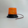 Forklift Flashing Amber Warning Light showing a round orange beacon light with mounting base and wires.