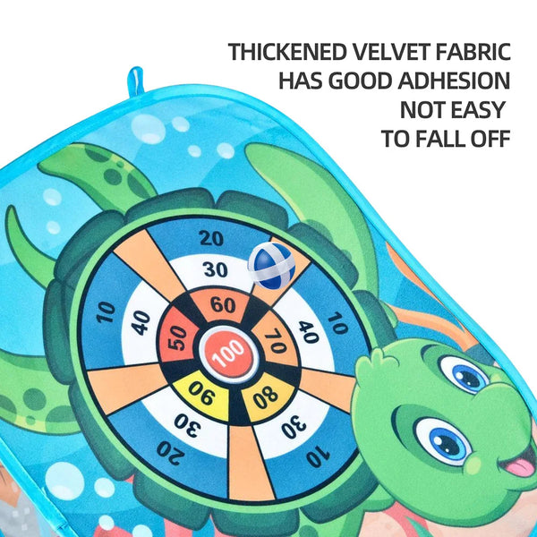 Beanbag Sticky Ball Multifunctional Target Throwing Toy featuring thickened velvet fabric for good adhesion and durability.