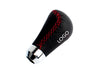 Leather Gear Shift Knob Cover with Logo