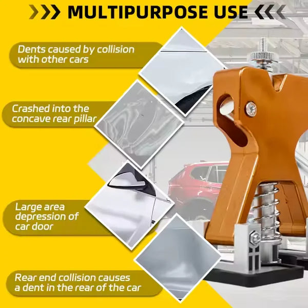 Portable Car Dent Puller Machine Full Dent Repair Kit for multipurpose use on various car dents and damages.