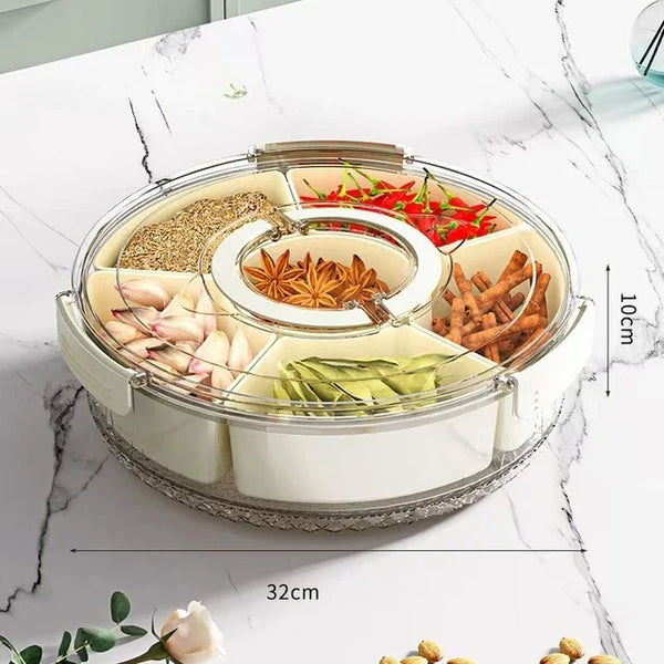 360 Degree Rotating 6-Compartment Spice