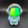 Stereo Woofer Bluetooth Speaker shaped like an astronaut with colorful light and buttons.