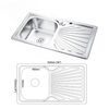 30-Inch Single Bowl Stainless Steel Kitchen Sink