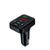 A9 Auto MP3 Player FM Transmitter featuring a digital display and multifunction buttons for car audio streaming.