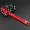 9 Inch Adjustable Chain Oil Filter Wrench for removing stubborn oil filters and round fittings.