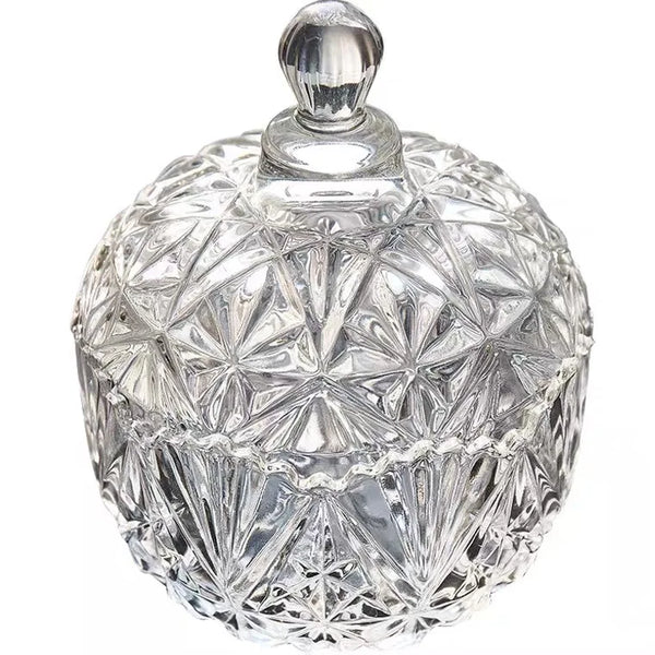 Luxury Glass Candle Jar with Lid
