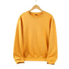 Unisex Oversized Blank Hoodies displayed in a vibrant yellow color, showcasing a soft, relaxed design.