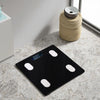 Bluetooth Digital Smart Bathroom Scale with digital display on tiled floor, modern design for health tracking.