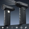 Portable Mini Turbo Handheld Fan with Digital Display showcasing its compact design and powerful airflow capabilities.