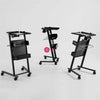 Multi-Function Professional Barber Trolley featuring a mobile, slim design with storage compartments for salon tools.