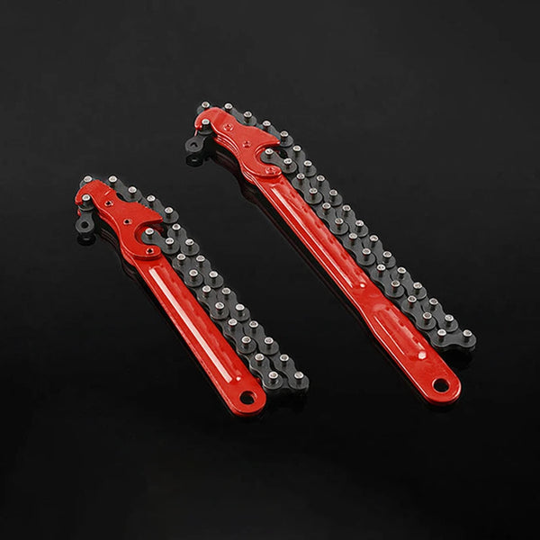 9 Inch Adjustable Chain Oil Filter Wrench for effective oil filter removal and maintenance tasks.