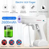 DS350 Handhold 800ML Spray Gun with UV light and large tank for easy disinfection and misting.