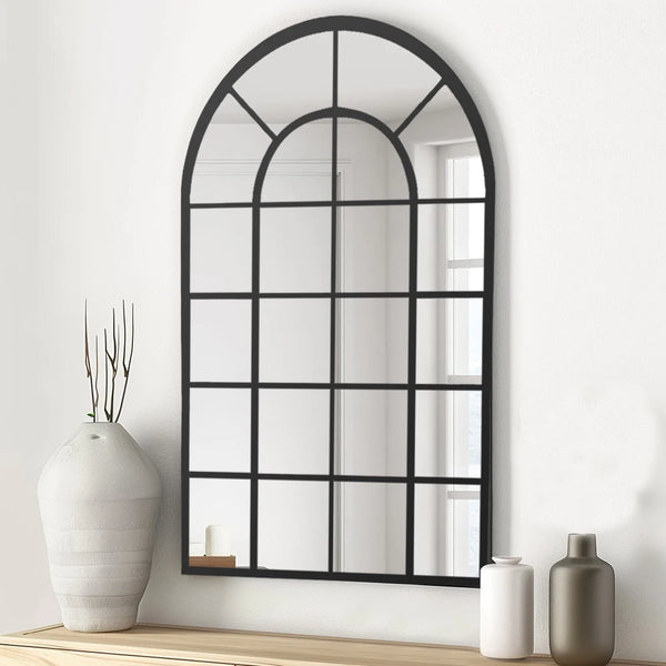 Decorative Metal Arched Wall Mirror