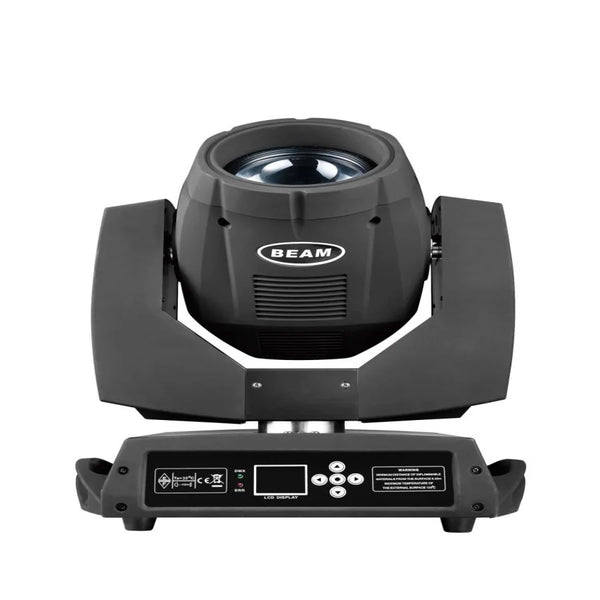 230W 7R Beam Moving Head Stage Light with advanced features for dynamic stage lighting.
