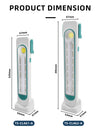 Product dimensions of the IP44 Solar & Type-C Portable Outdoor Lamp, showing two models TS-CL461-A and TS-CL462-A.