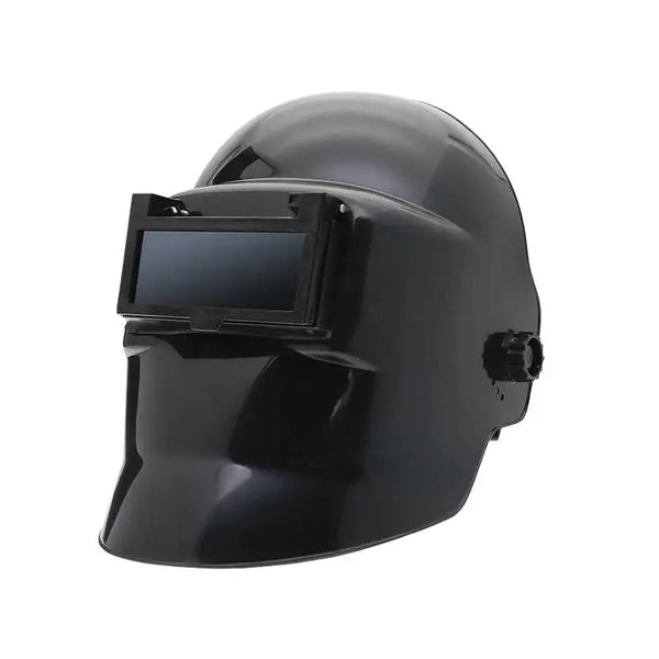 German Style Auto Darkening Welding Helmet for maximum safety during metalwork, providing eye protection and full-face coverage.