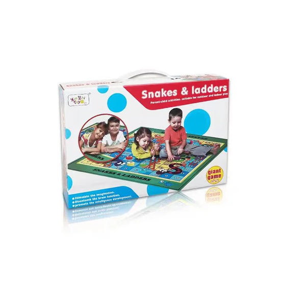 Snakes and Ladders Educational Game Carpet