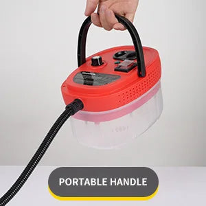 High Temperature 2500W Steam Cleaning Machine with portable handle for easy maneuverability.