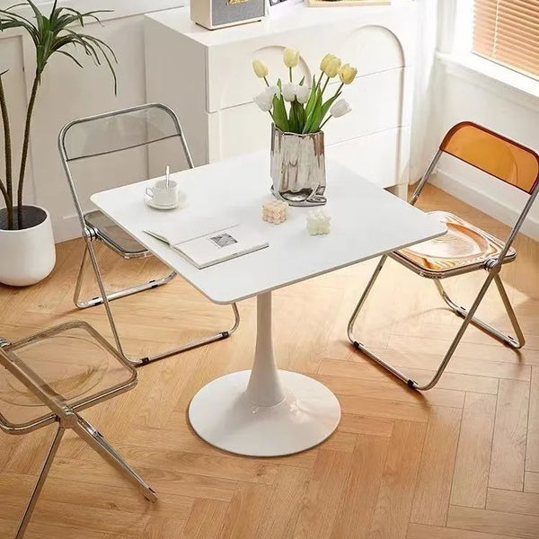 Chinese Style White Console Table in a modern interior with decorative flowers and minimalist design.