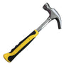 Steel Roofing Claw Hammer with a comfortable yellow and black grip, ideal for roofing and construction tasks.