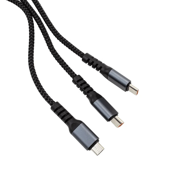 100W 3 in 1 Fast Charging USB Cable