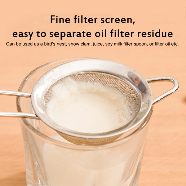3-Piece Stainless Steel Fine Mesh Strainer Set