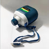 Large Capacity Leakproof Sports Water Bottle with strap and ergonomic design for easy carrying.