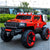 Four Wheel Offroad Remote Control Toy Car with large wheels and bright red design, ideal for outdoor adventures.