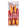 5-Piece Insulated Magnetic Screwdriver Kit including multiple screwdriver tools with insulated handles for safety.