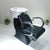 Reclining Salon Shampoo Chair with Ceramic Basin for professional hair treatments and ultimate client comfort.