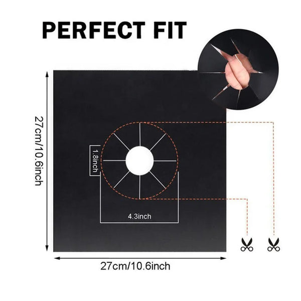 Double Thick Reusable Non-Stick Gas Stove Protectors