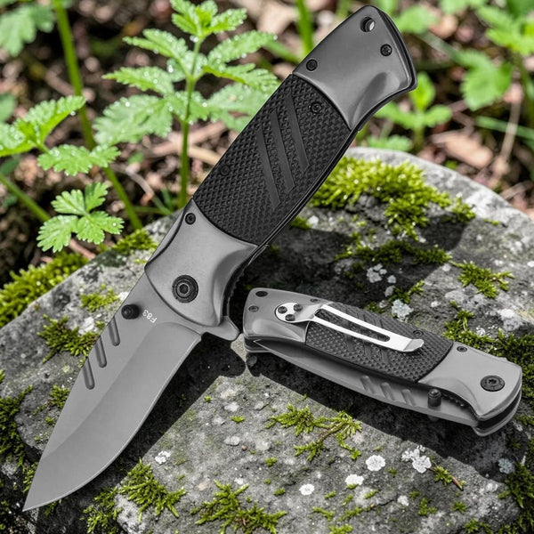 F83 Aluminum Handle Folding Survival Knife