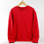 Unisex Oversized Blank Hoodies in vibrant red color, showcasing a relaxed fit and stylish design for all genders.
